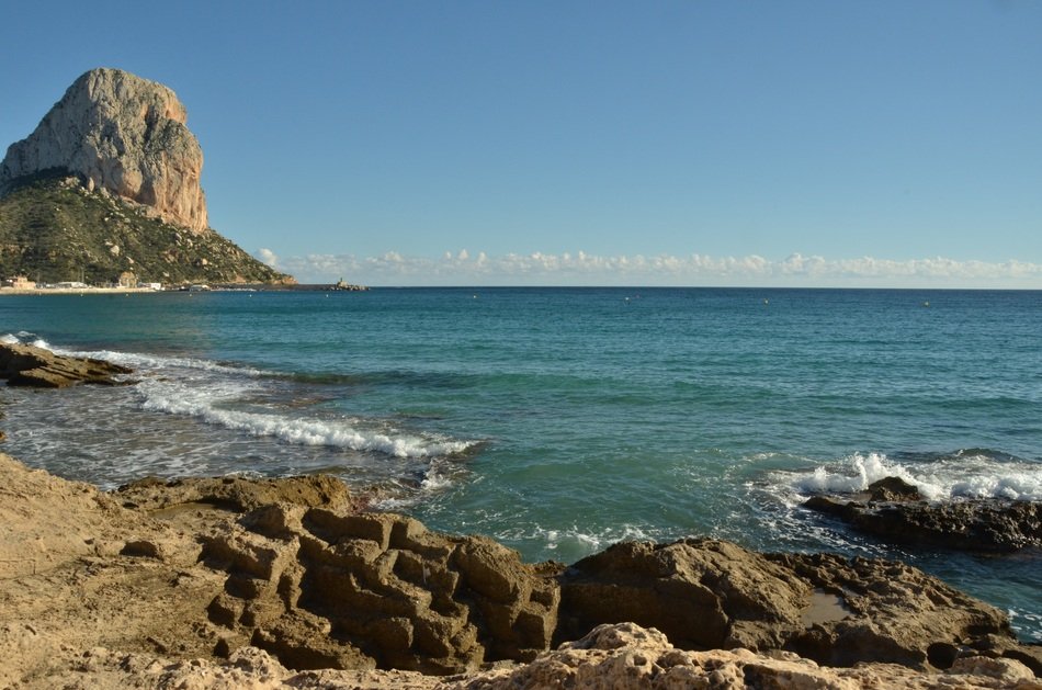 rocks on the Mediterranean coast