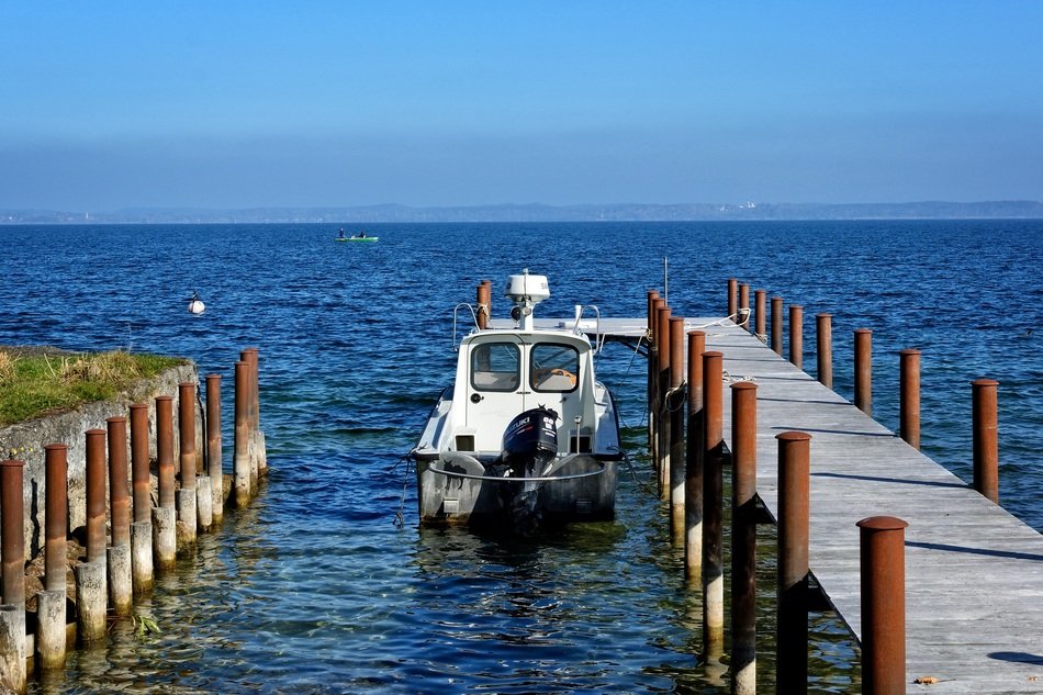 landscape of Boat on a port