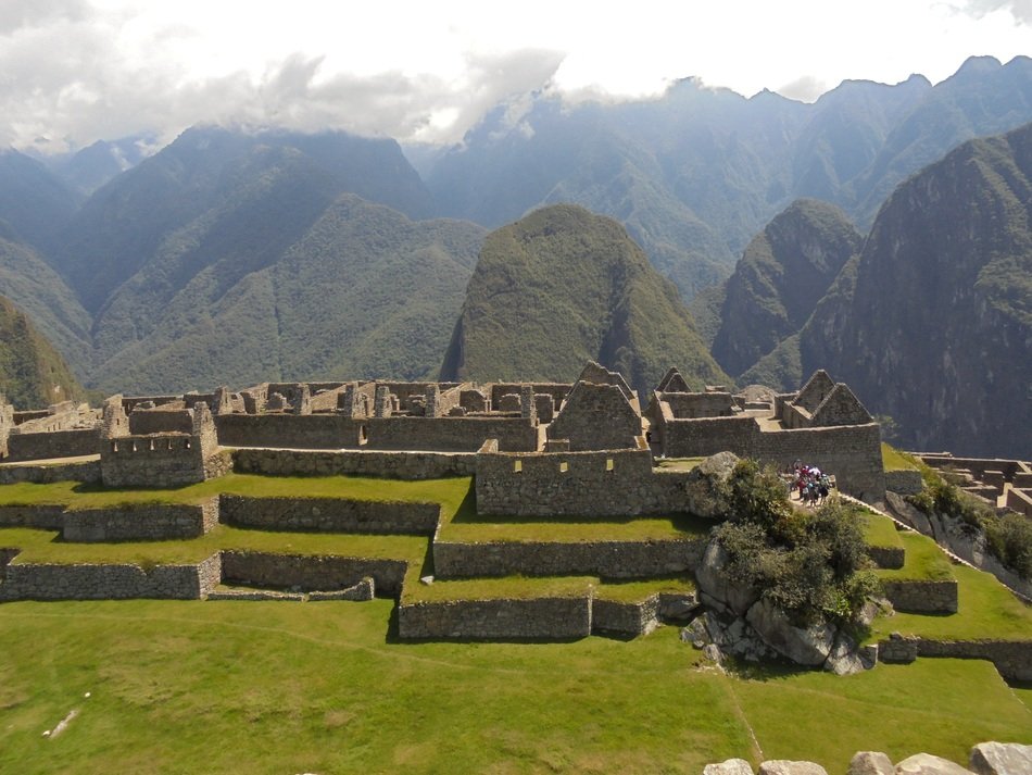 Landscape of Machu Piccu in Peru