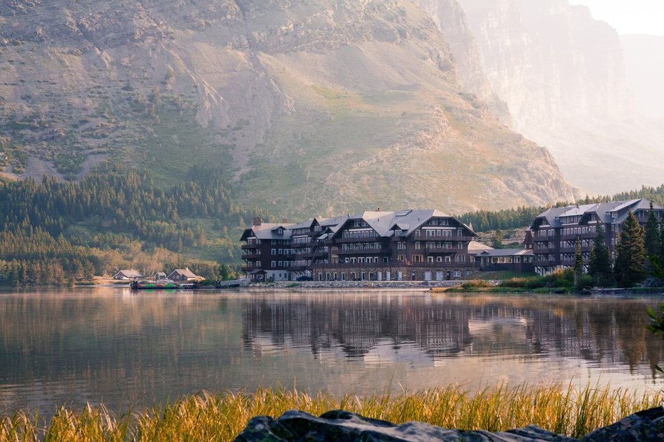 historic hotel in Glacier National Park