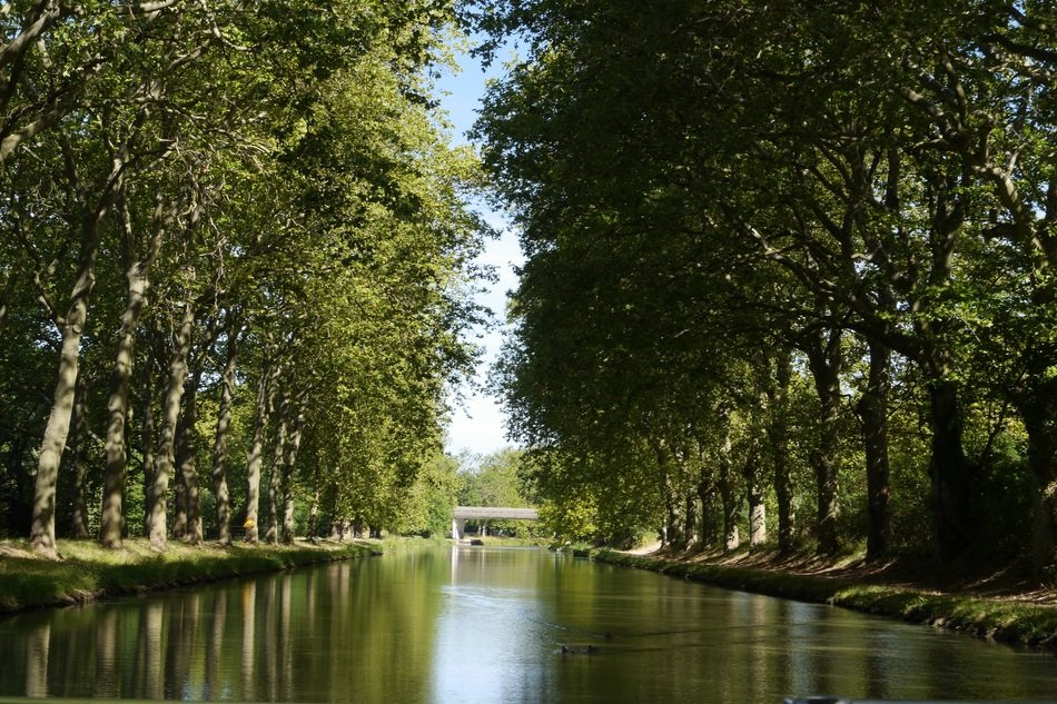 water channel in the south of france