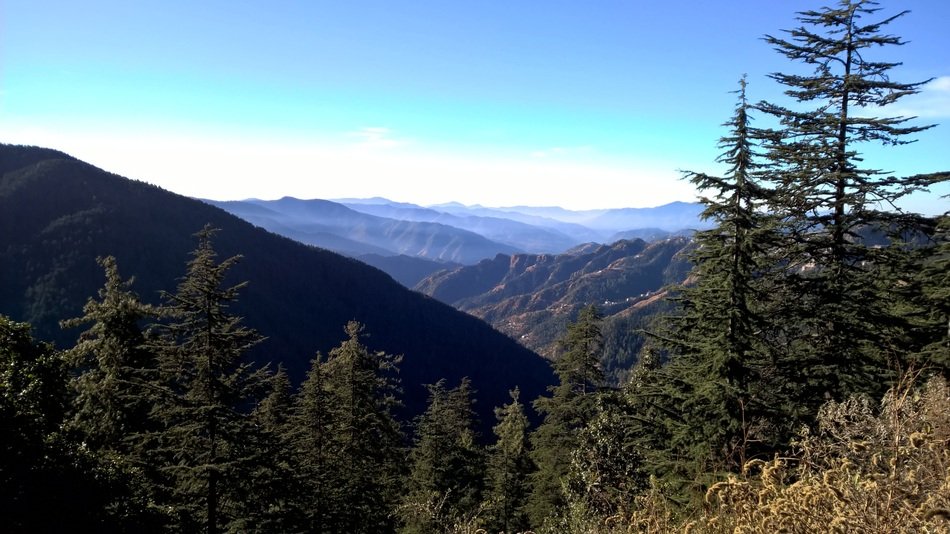 landscape in Kufri, India