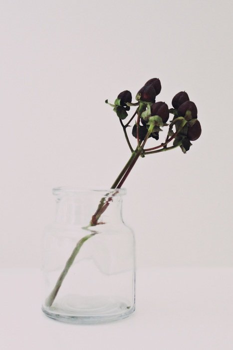 glass in the bottle