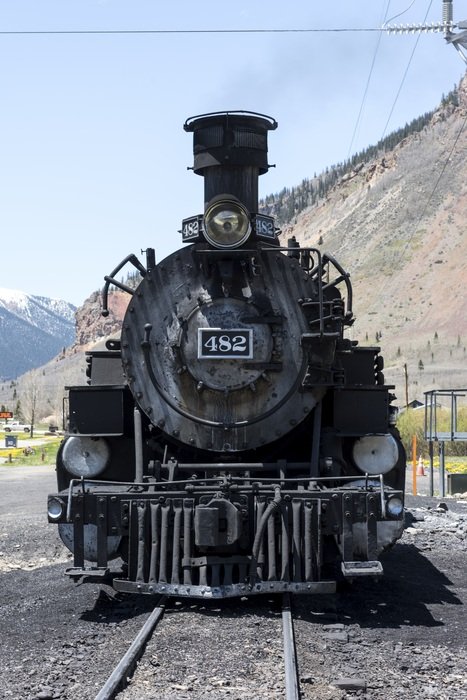 steam engine as a locomotive