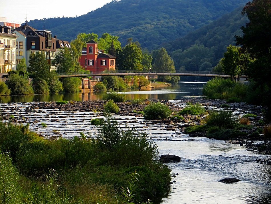 Atmospheric landscape of river