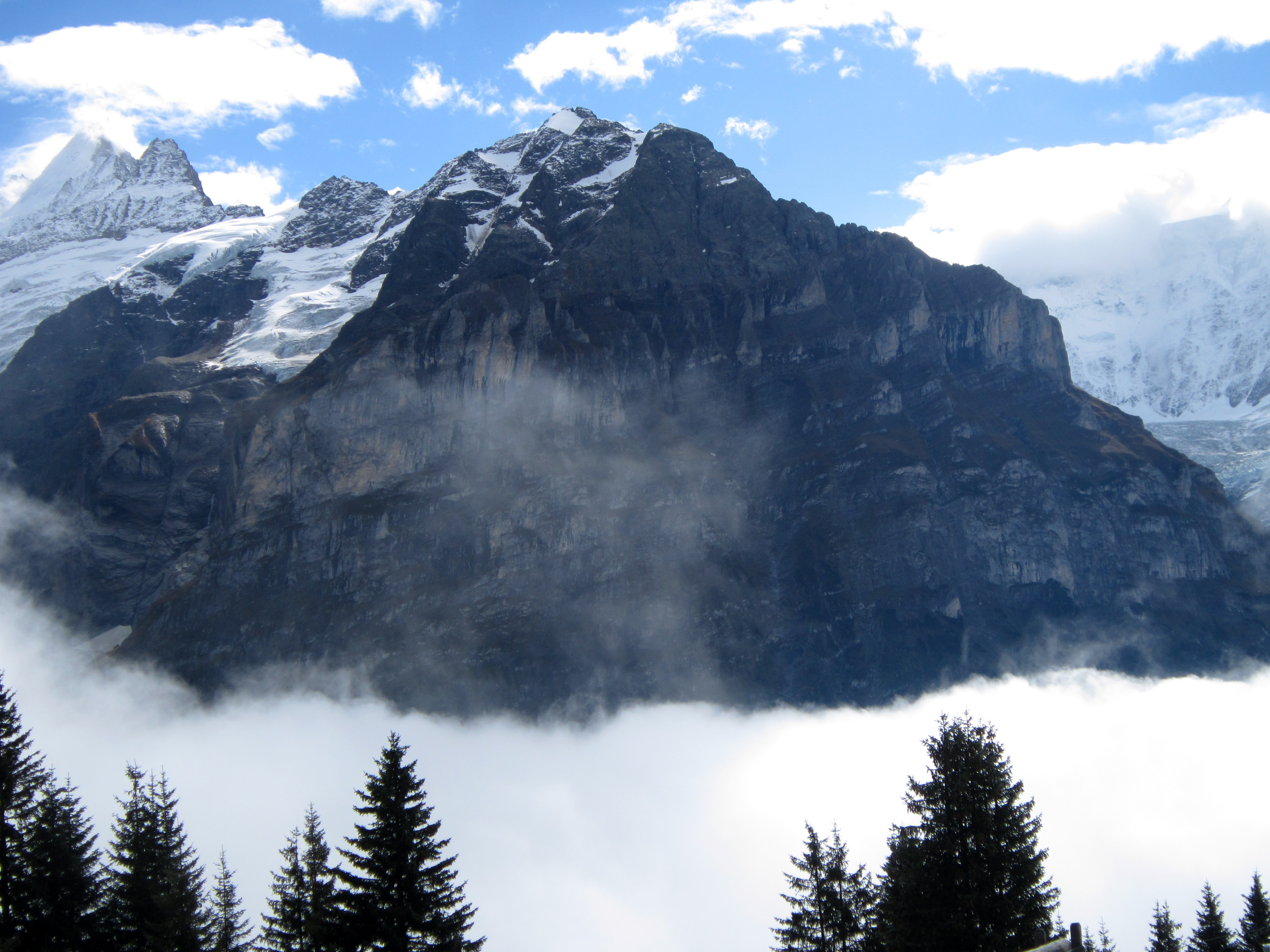 Горы в Швейцарии Saxer
