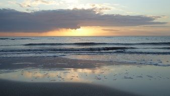 coast of the Baltic Sea in St. Peter-Ording