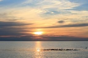 Sunset Sea Sky