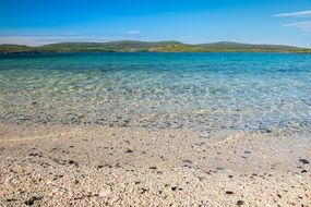 Skye Coral Beach in scotland on a sunny day