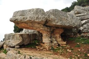 rocks on the mountain