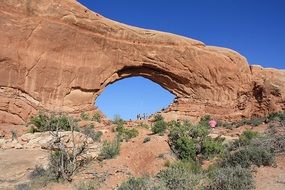 Arches in Rocks Desert landscape