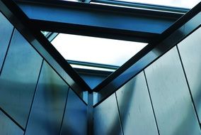 Geometric Blue Light