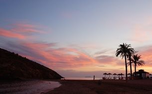 mazarrón castellar sunset