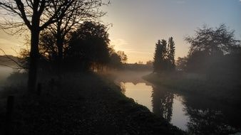 River landscape in November