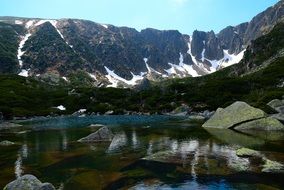 Snows Boilers on a mountains