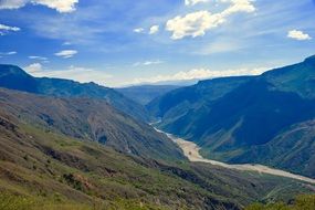River in the canyon