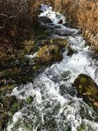 Waterfall cascade in Utah