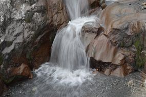 river cascade in the mountains