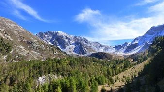 amazing alpine landscape
