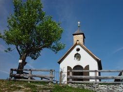 mountain chapel in Salzkammergut, Austria