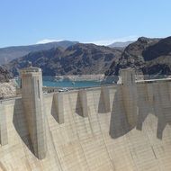 Hoover Dam - a unique hydraulic structure in the United States