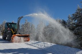 Snow Plough at work