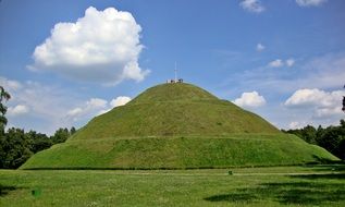 Green hill in Krakow