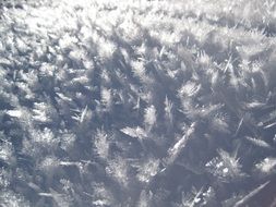 ice crystals close up