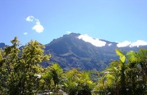 scenic landscapes on reunion island