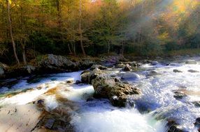 magnificent River Mountains