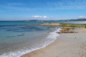 Atlantic ocean coast in Rias Baixas
