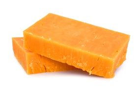 Pieces of the cheddar