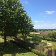 Landscape of park in Bordeaux