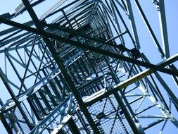Metallic structure of Forest Fire Observatory