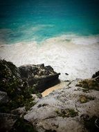 Ocean waves at Rocky coast