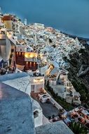 Santorini island in Greece