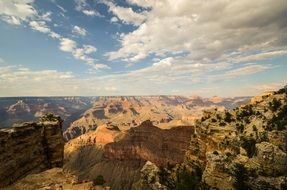 panorama of grand canyon in a national park in arizona