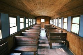 old Train Interior