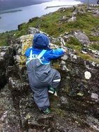 young mountain climber