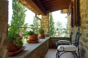 cottages Terrace Landscape