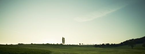 boundless green meadow in bavaria