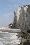 White cliffs in Normandy