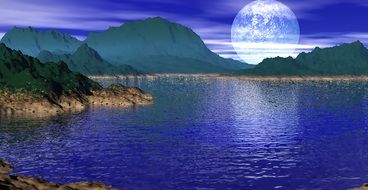 Ocean Moonlight drawing