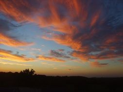 awesome Sunset Red Orange Cloud