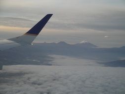 flight over ecuador
