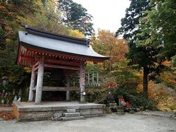 Japanese wooden tottori