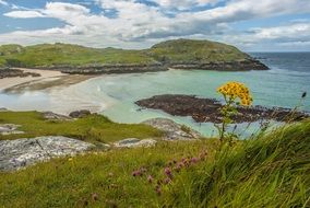 wonderful Lochinver Coast Scotland Sea