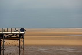 wide expanses of coastline after low tide