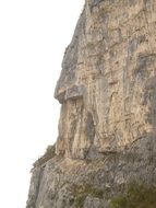 Climbing Garda Rock landscape