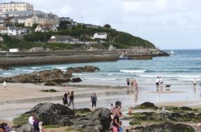 Newquay Cornwall England Sea beach landscape